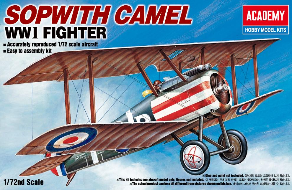 Сборная модель Academy Sopwith Camel WWI Fighter 1:72 (12447)