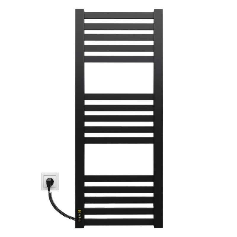 Рушникосушарка електрична KOSSER Герда 1000х400/15 EL з таймером вузька Чорний (2000962934243)