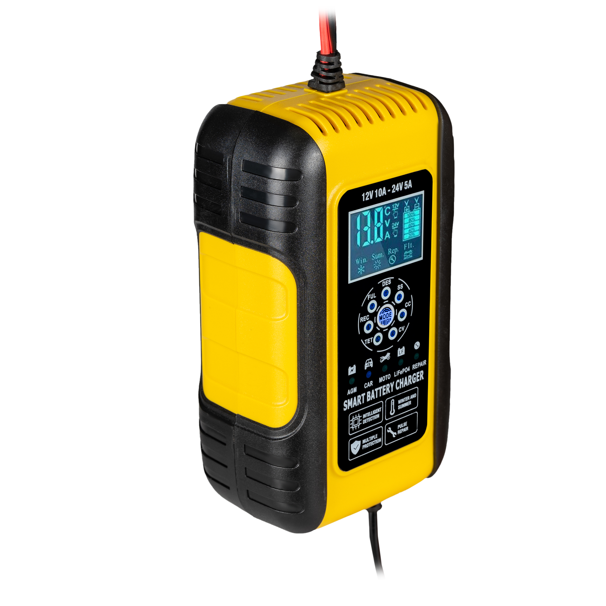 Зарядний пристрій LogicPower AC-022 12V/24V 10A - фото 3