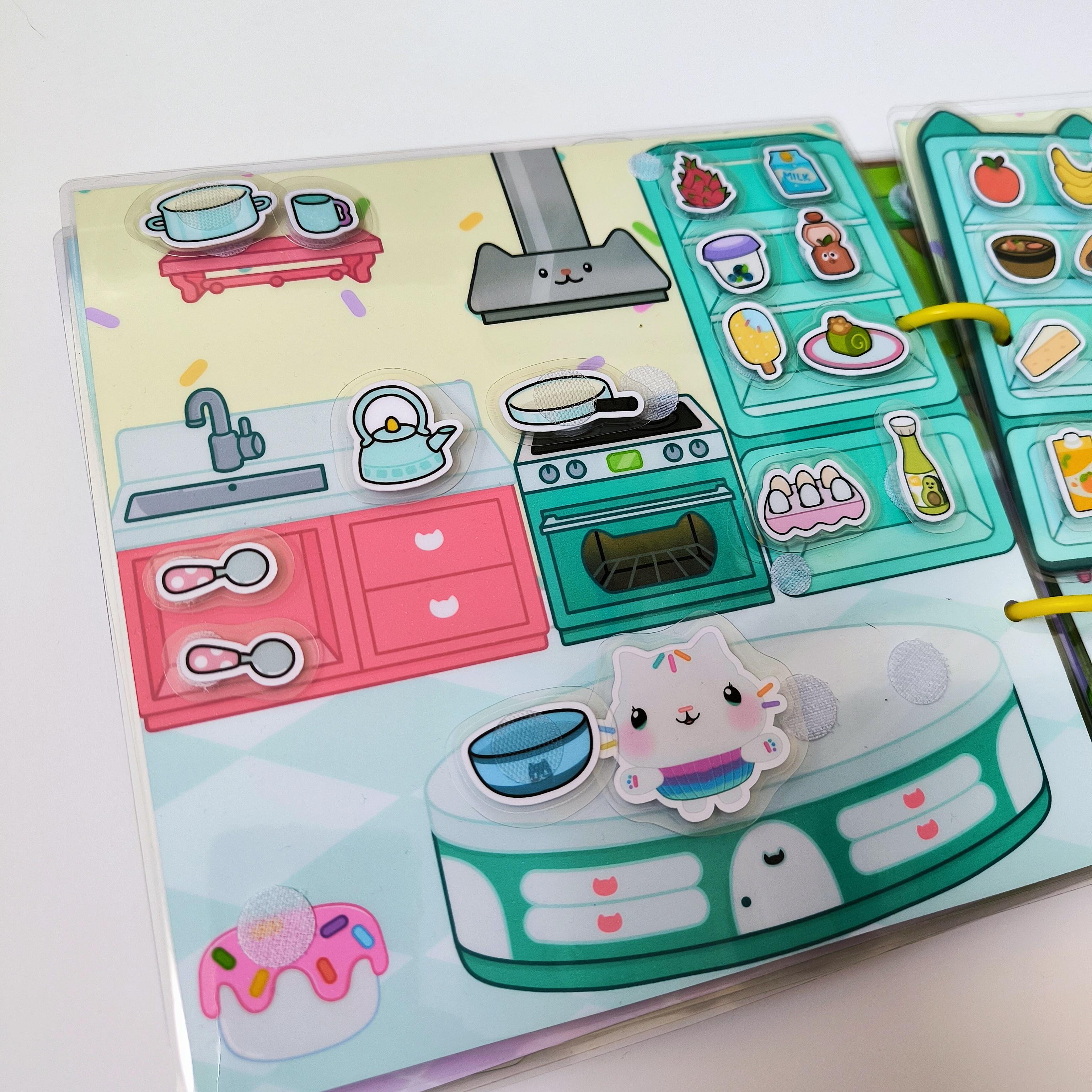 Книга-домик Gabby's Dollhouse на липучках (LP-0051) - фото 6 Книга-домик Gabby's Dollhouse на липучках (LP-0051) - фото 6