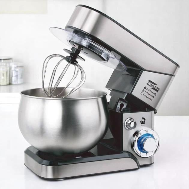Міксер Zepline з нержавіючої сталі кухонний комбайн з чашею 3500 Вт (ZP-105)