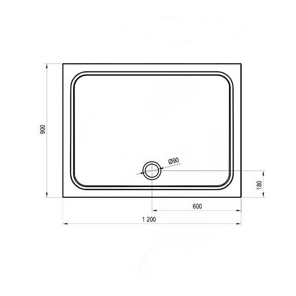 Поддон для душа RAVAK Gigant Pro Chrome XA04G701010 прямоугольный композит 90x120x3 см (83846) - фото 2 Поддон для душа RAVAK Gigant Pro Chrome XA04G701010 прямоугольный композит 90x120x3 см (83846) - фото 2