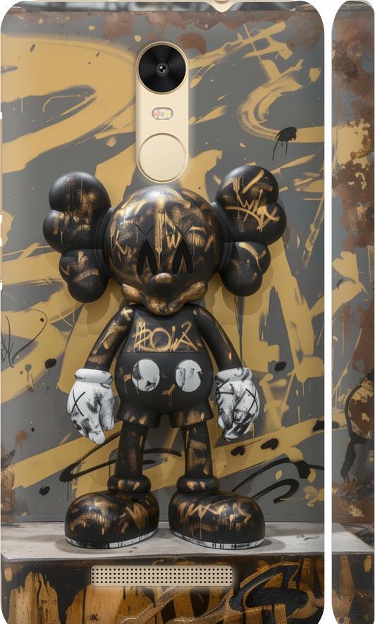 Чехол на Xiaomi Redmi Note 3 Bronze kaws (6097c-95-42517)