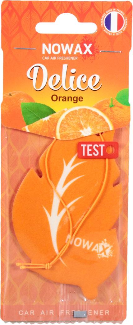 Ароматизатор для авто Nowax Delice Orange на зеркало сухой (0308684)
