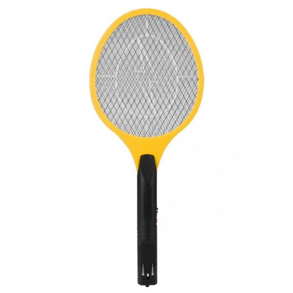 Электромухобойка Rechargeable Mosquito-hitting Swatter на аккумуляторе Желтый (8701/1) - фото 6