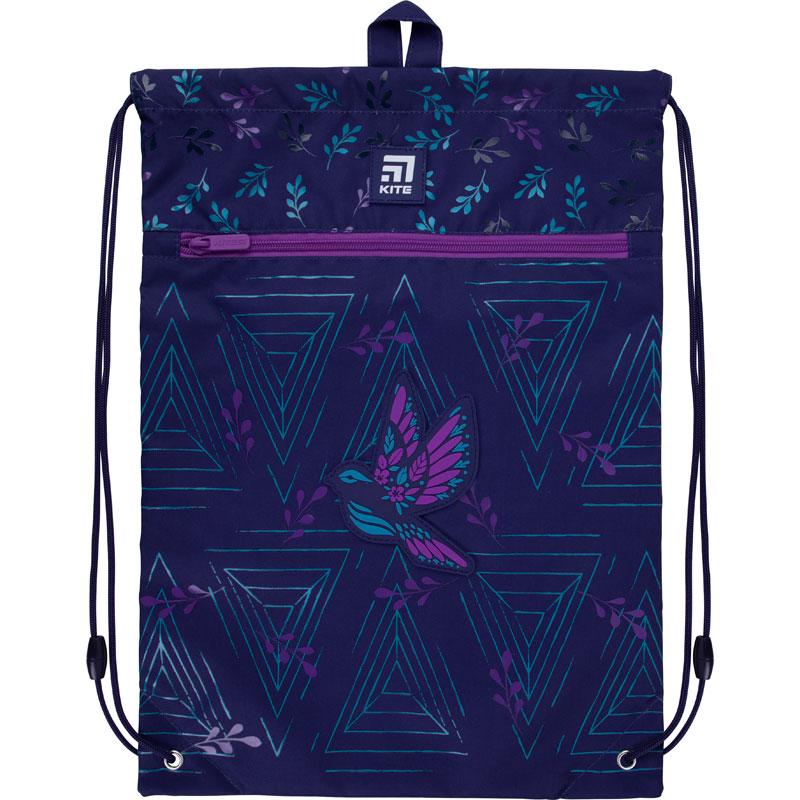 Сумка для взуття з кишенею Kite Education Beautiful bird (K21-601M-5)