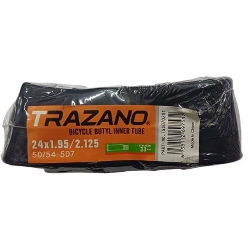 Велокамера TRAZANO 24"х1,95"/2,125" AV 33 мм 50/54-507 (2627568519)