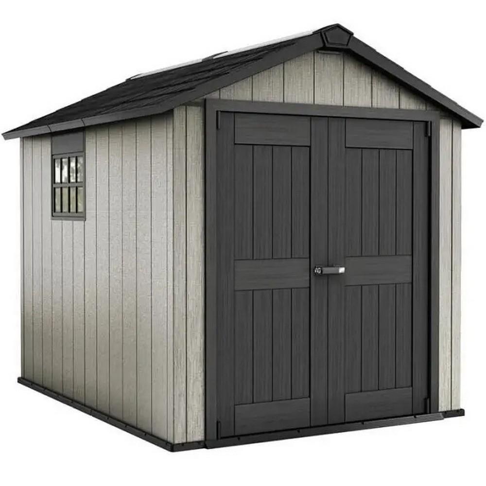 Будиночок садовий Keter Oakland 759 287х229 см Коричнево-сірий/Антрацитовий (230390)