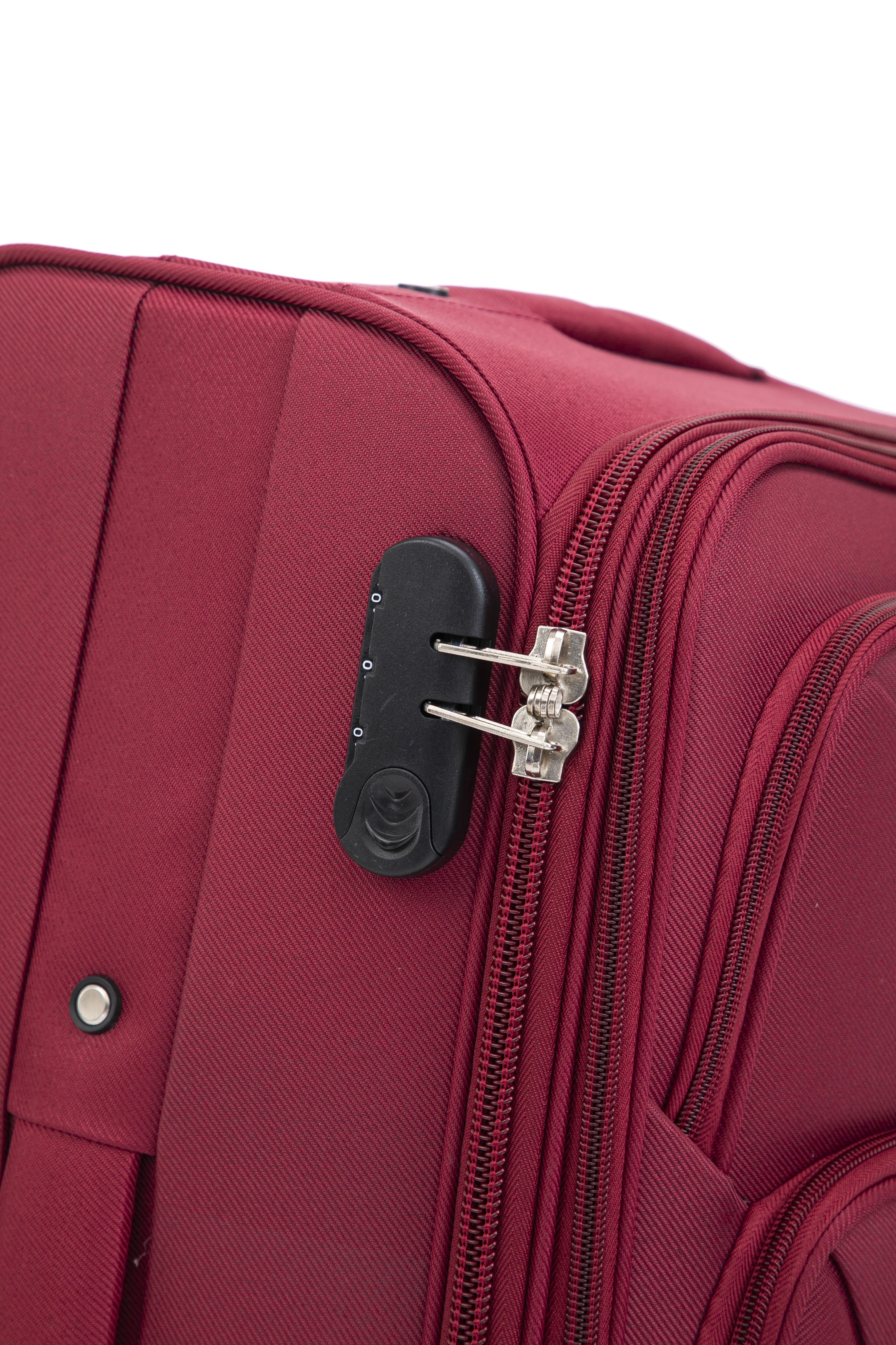 Чемодан Bonro Tourist 4 колеса 3 шт. Вишневий (2178) - фото 7 Чемодан Bonro Tourist 4 колеса 3 шт. Вишневий (2178) - фото 7