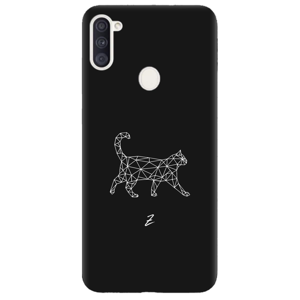 Силіконовий чохол Zorrov для Samsung Galaxy A11 - White cat (14140050195100029)