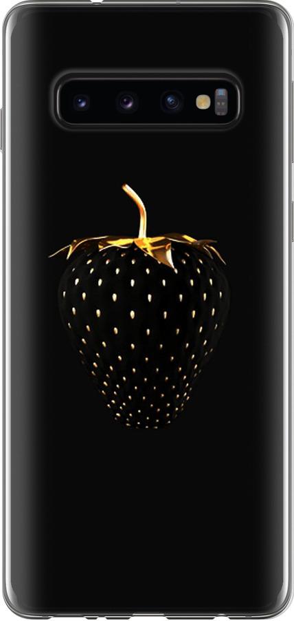 Чехол на Samsung Galaxy S10 Черная клубника (3585u-1640-42517)