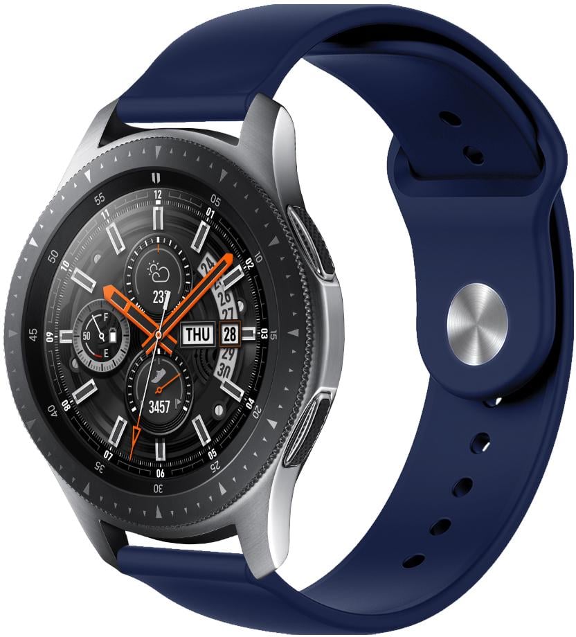Ремешок Base для Galaxy Watch 46 мм Dark 22 мм Blue (21632) - фото 1 Ремешок Base для Galaxy Watch 46 мм Dark 22 мм Blue (21632) - фото 1
