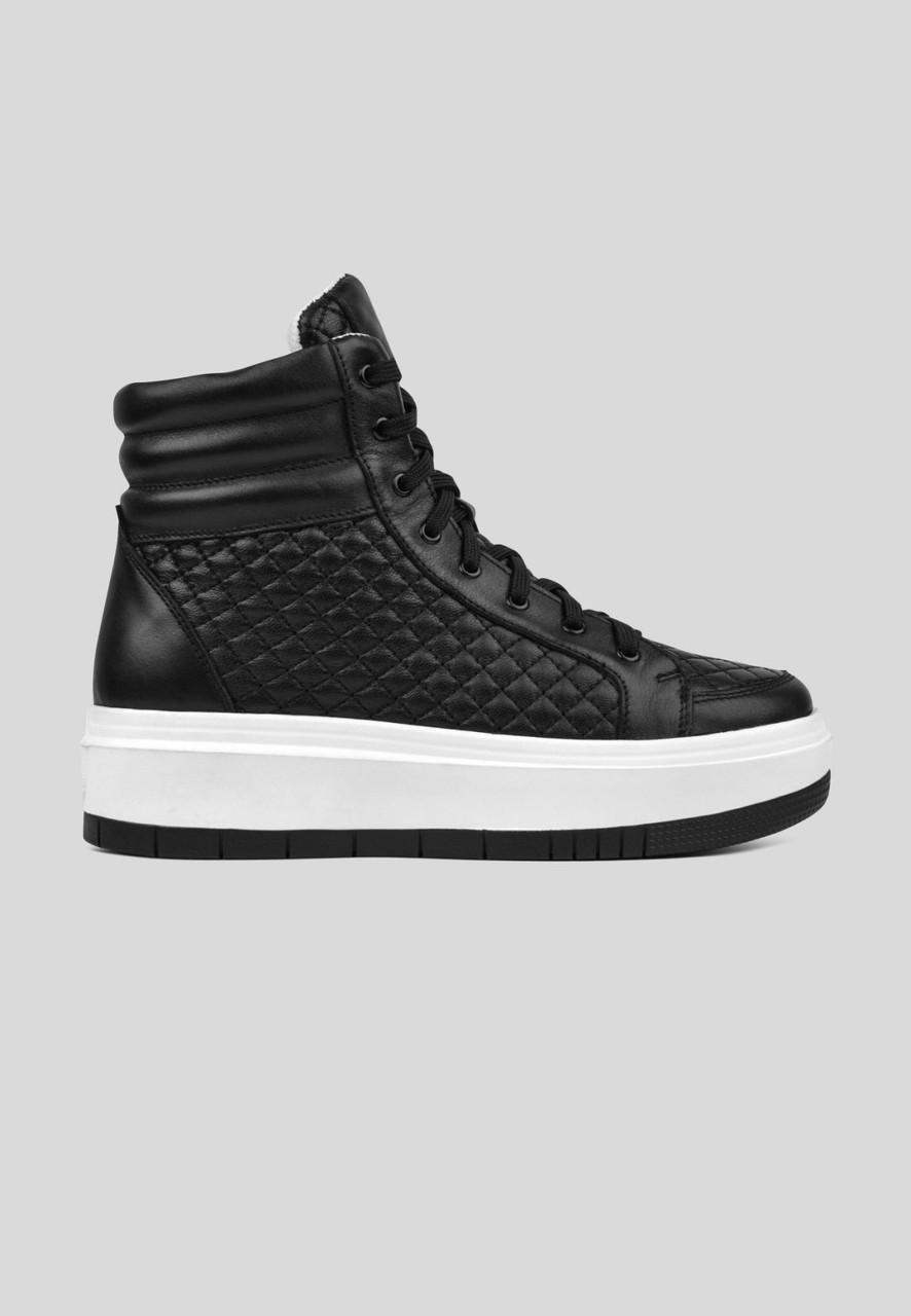 Кроссовки женские демисезон кожа р. 40 Черный (1983654028)