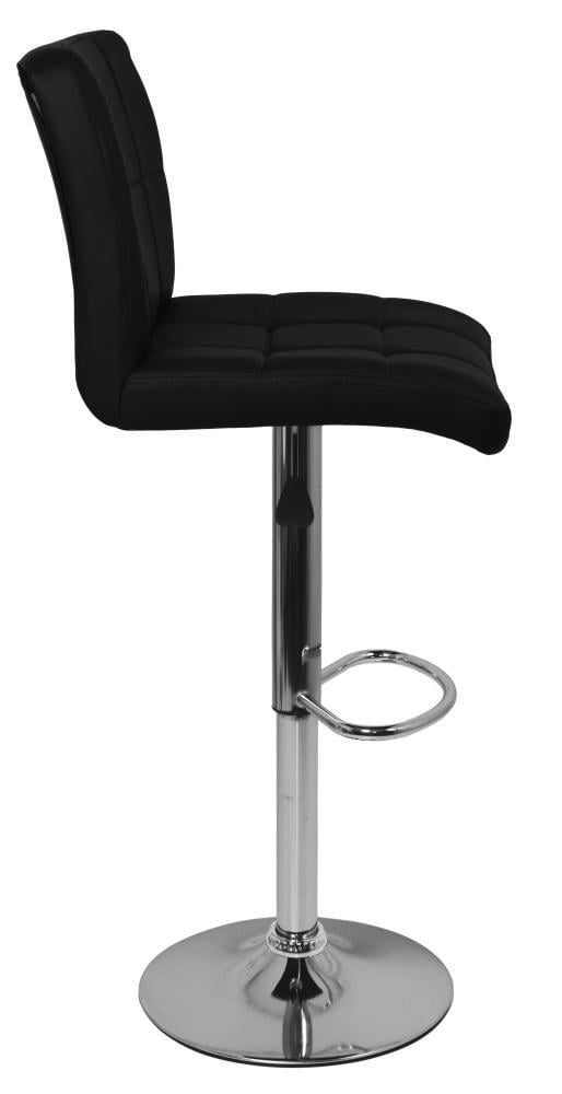 Барный стул Bonro BC-0106 из экокожи квадратный с подставкой для ног Черный (132-76-40080026) - фото 3 Барный стул Bonro BC-0106 из экокожи квадратный с подставкой для ног Черный (132-76-40080026) - фото 3