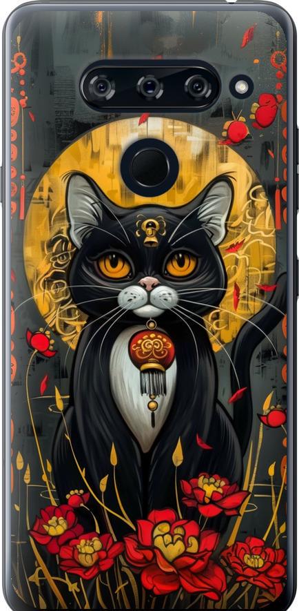 Чехол на LG V40 ThinQ China Cat (6134t-1577-42517)