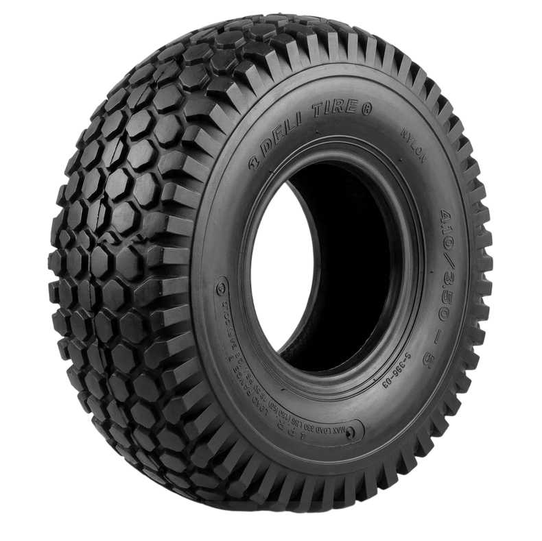 Шина с камерой Deli Tire 4.10/3.50-5 4PR усилена для пневматических колес/тележок и тачек