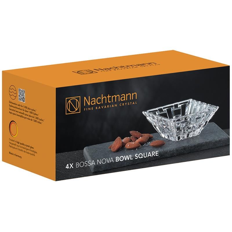 Набор квадратных салатников Nachtmann Bossa Nova 8,5х8,5 см 4 шт. (101000264)