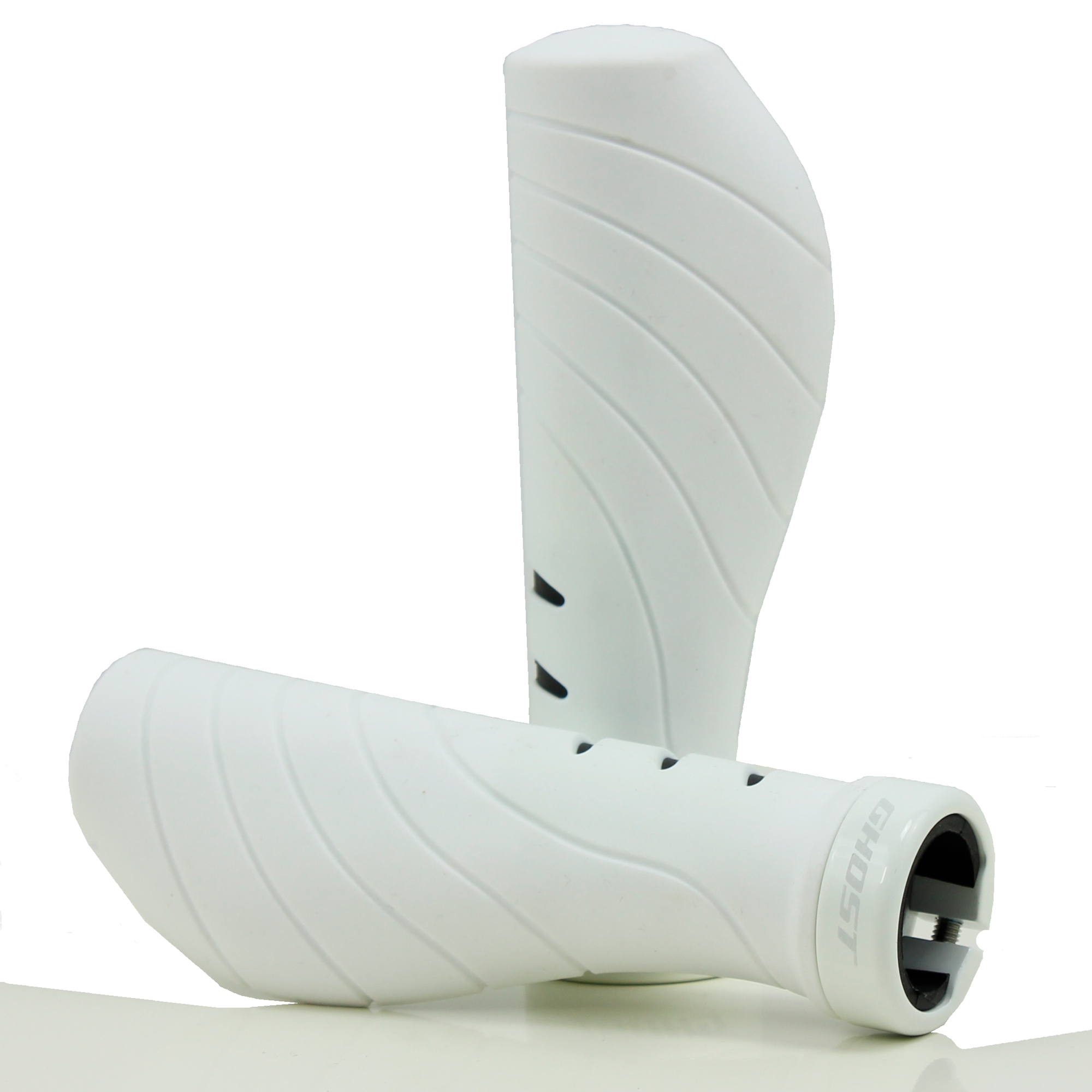 Гріпси Ghost Ergo з зажимами Білий (15047) - фото 2 Гріпси Ghost Ergo з зажимами Білий (15047) - фото 2