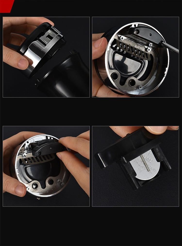 Попільничка автомобільна ZHEJIANG з підсвічуванням Синій (02189) - фото 9