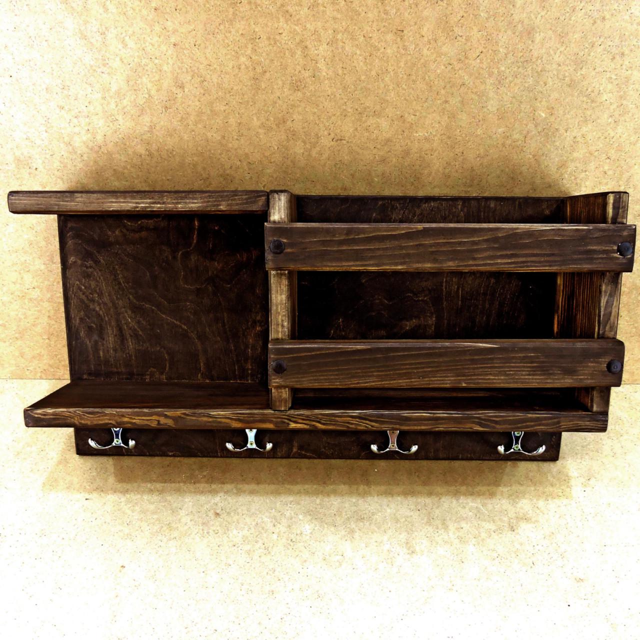 Полка для ванной из дерева Франкфурт Капучино (ВНП/001009)