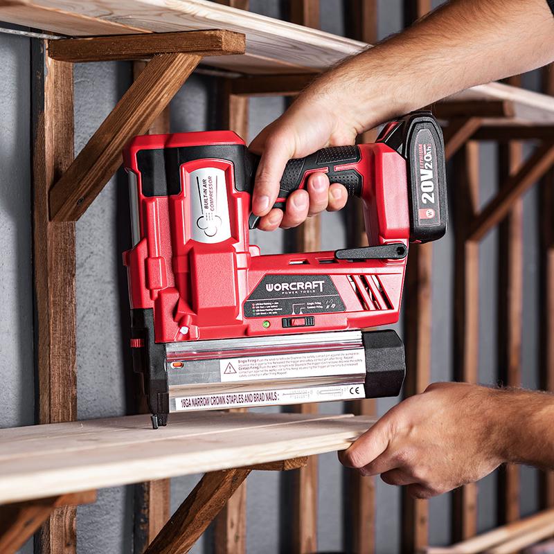 Гвоздезабиватель комбинированный аккумуляторный Worcraft CNS-S20LiH без аккумулятора и зарядного - фото 8 Гвоздезабиватель комбинированный аккумуляторный Worcraft CNS-S20LiH без аккумулятора и зарядного - фото 8