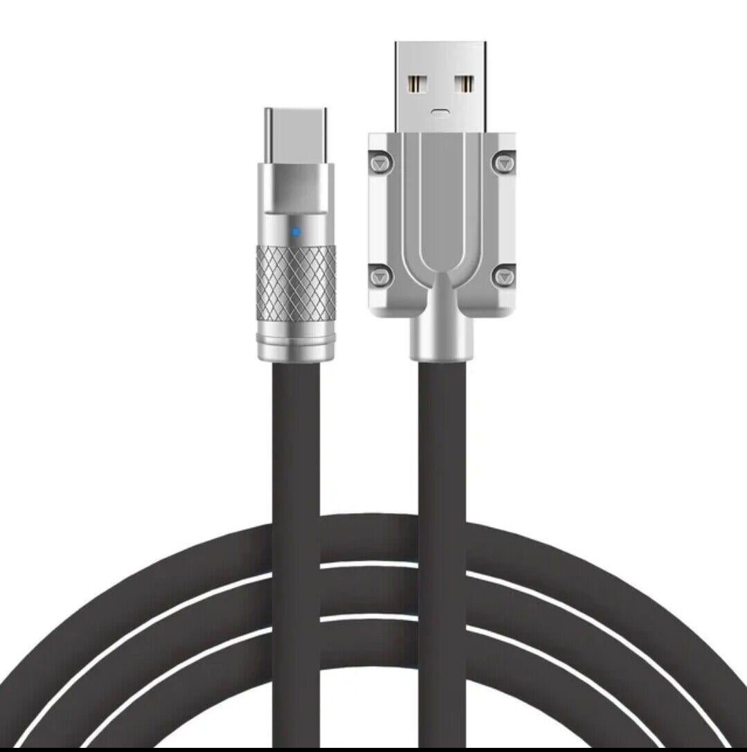 Кабель USB Type-C для быстрой зарядки 66W Черный (2125701615) Кабель USB Type-C для быстрой зарядки 66W Черный (2125701615)