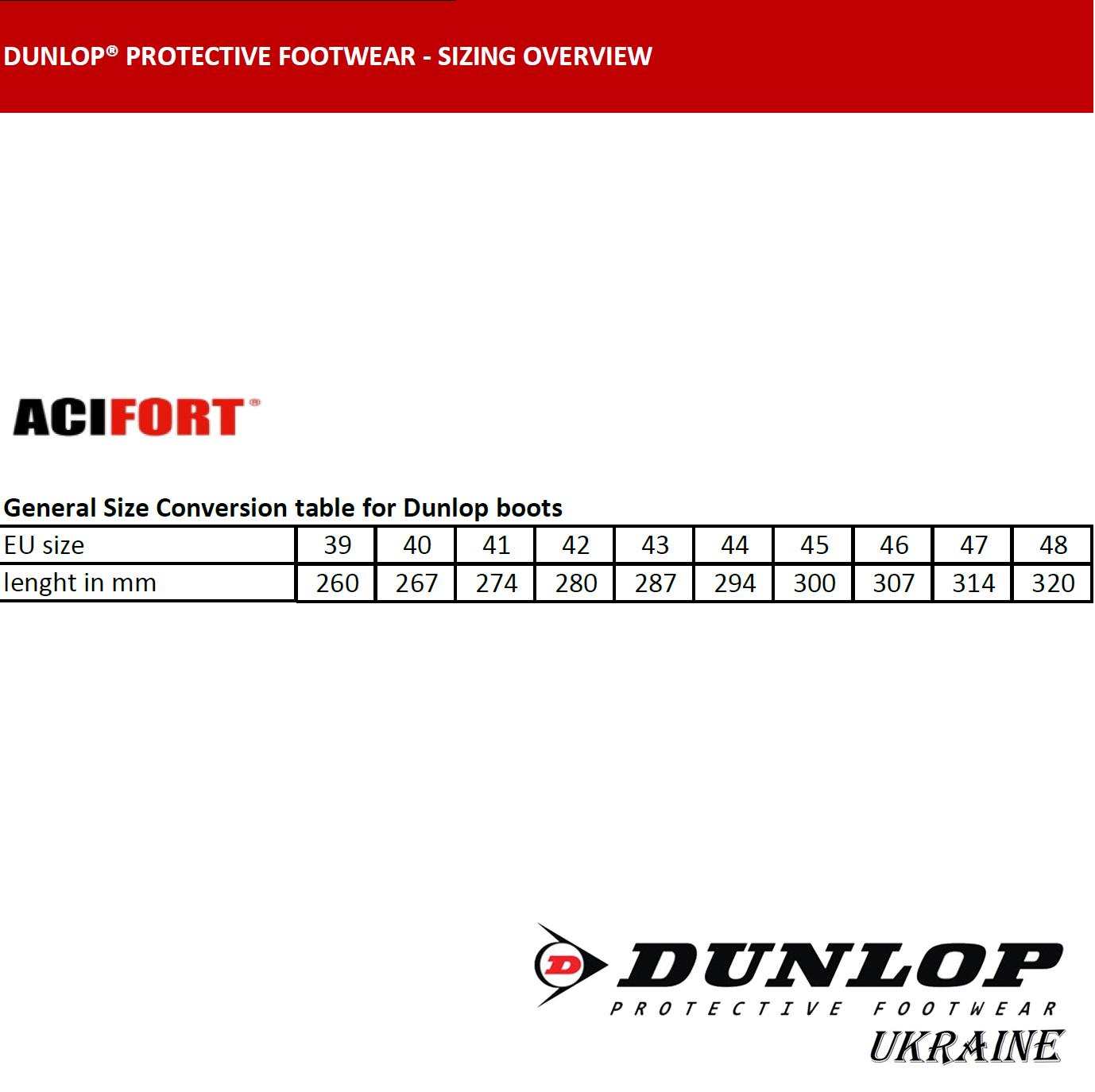 Чоботи гумові DUNLOP Acifort Classic для харчової промисловості підошва SRC р. 36 Білий (арт.B180331) - фото 8