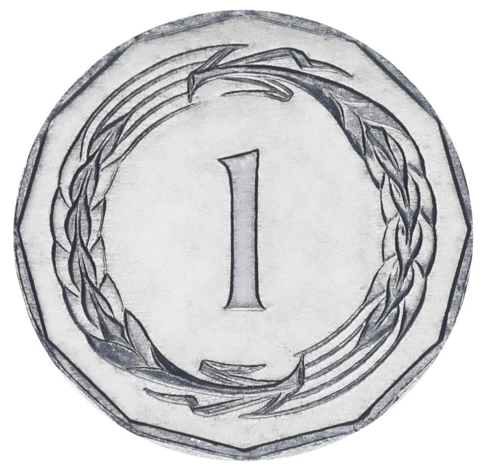 Коллекционная монета Кипр 1 миль 1963 UNC