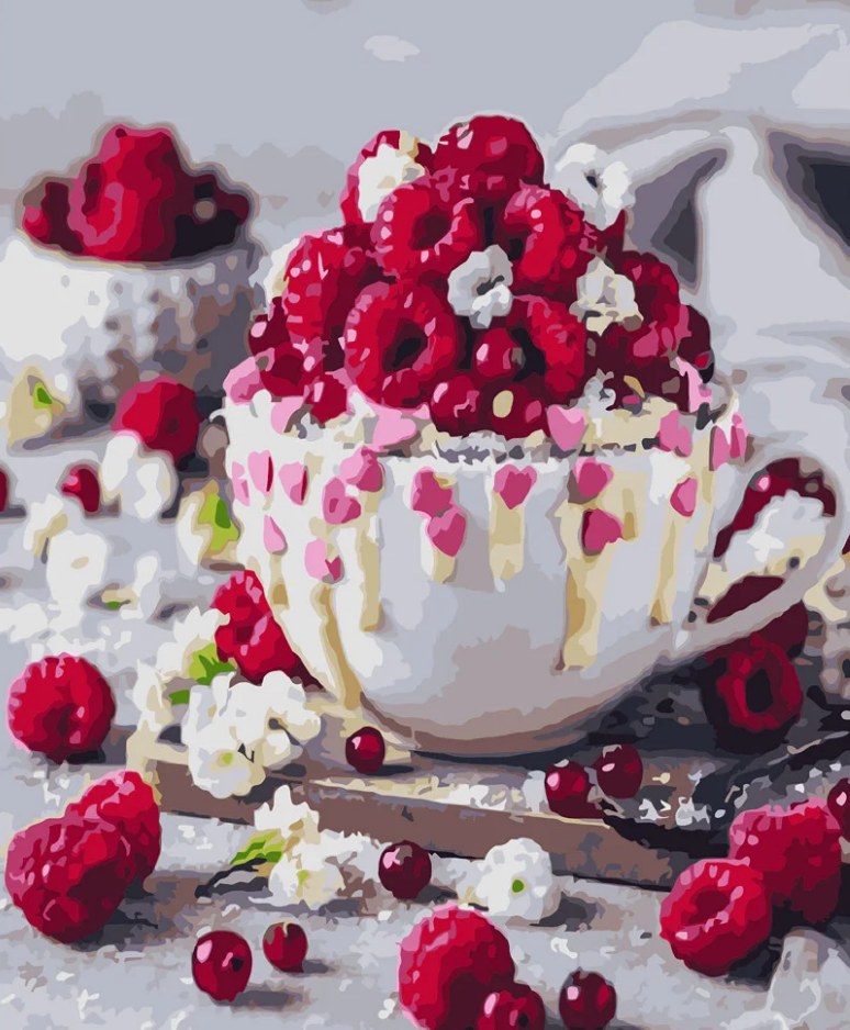 Картина по номерам Strateg Сладкий десерт 40x50 см (VA-2940)