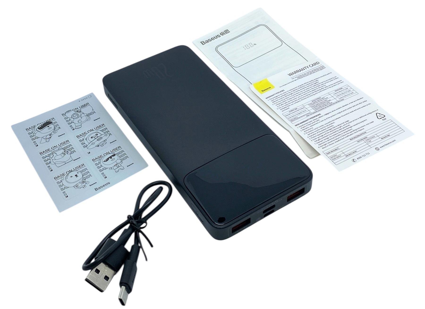 Повербанк BASEUS 10000 mAh 20 W зі швидкою зарядкою - фото 4