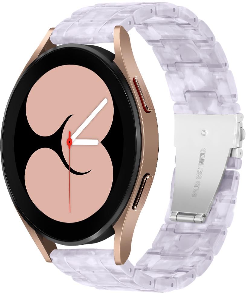 Ремінець із Cмоли Resin для Galaxy Watch 4 40 мм Pearl (28801-6C) Ремінець із Cмоли Resin для Galaxy Watch 4 40 мм Pearl (28801-6C)