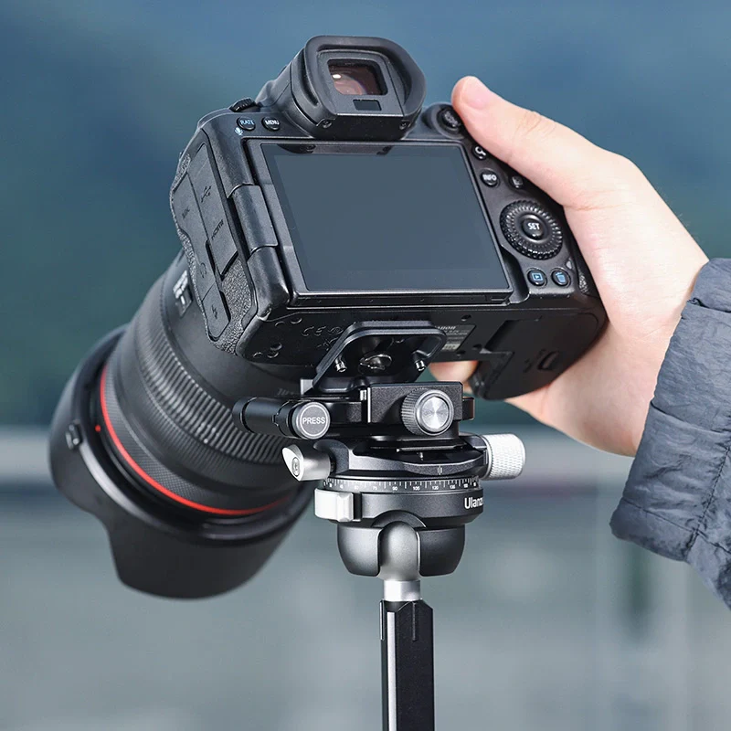 Кронштейн-держатель для камеры Ulanzi UKA08 Camera Foldable L-Bracket 1/4" Black (C023) - фото 12