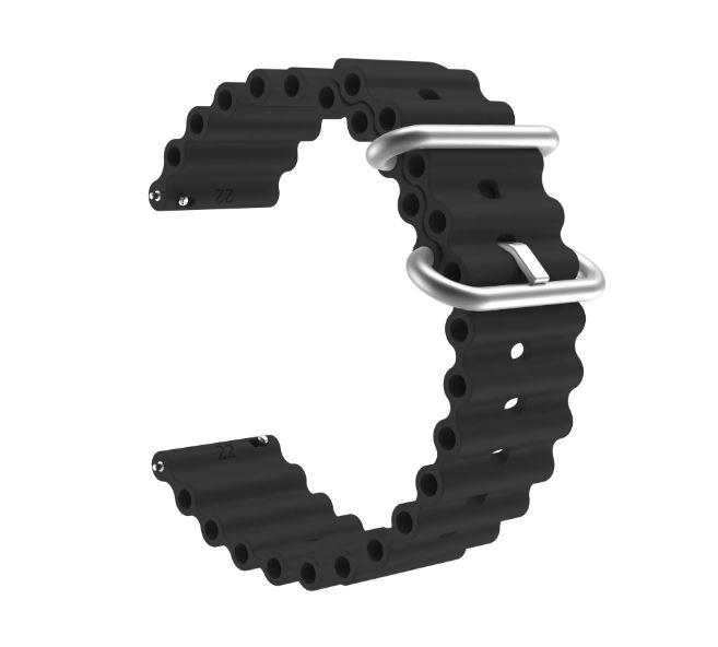 Ремешок для часов Universal Ocean 22 мм Black (13826960)