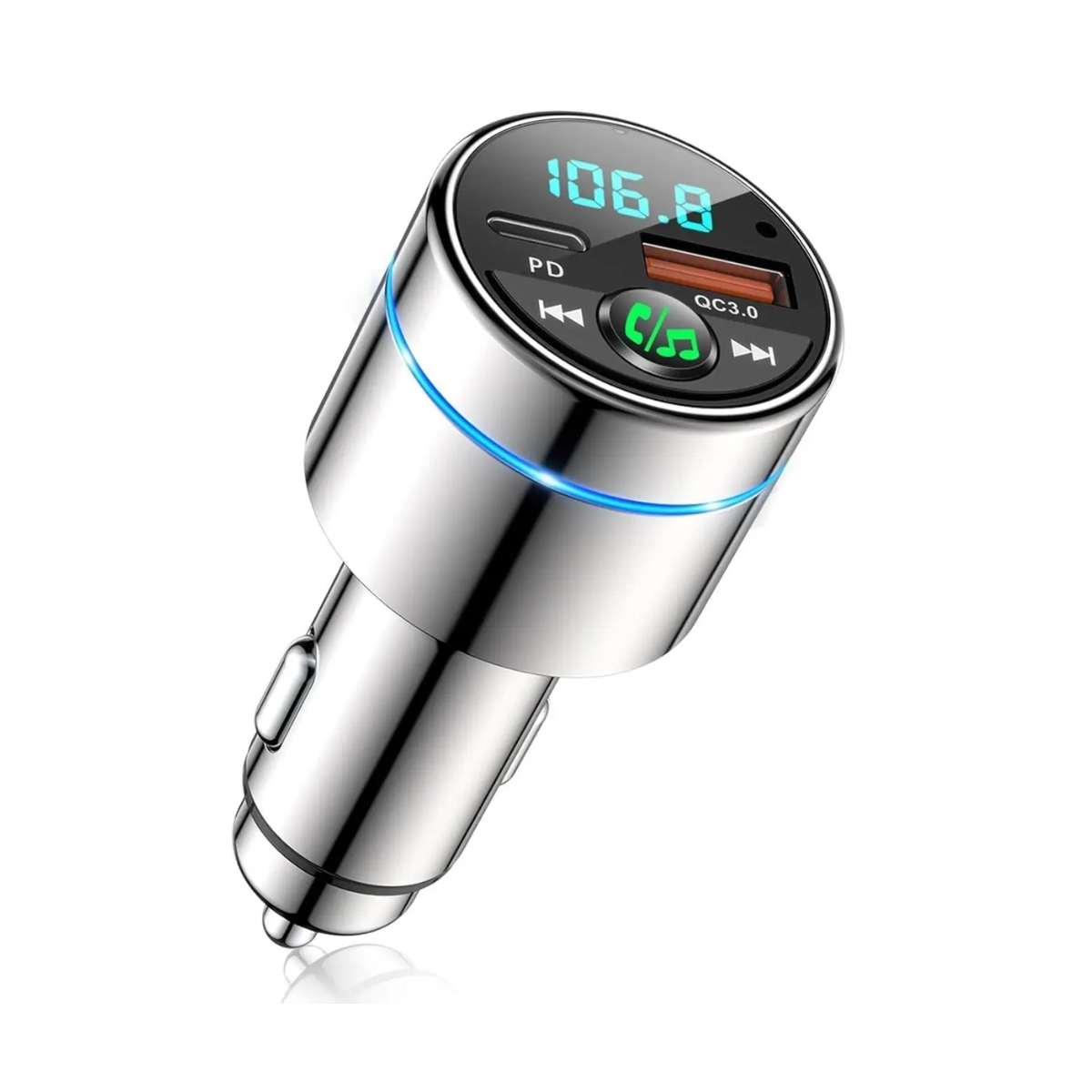 FM-трансмиттер Mohard BC61 5.3 PD 30W/QC3.0 Bluetooth hands-free