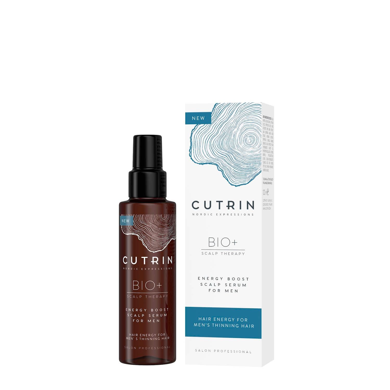 Сироватка зміцнювальна для шкіри голови Cutrin Bio+ Energy for Men 100 мл (138275990)
