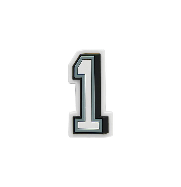 Джибитс для обуви JIBBITZ Цифра 1 светится в темноте №1195 (JIB1195)