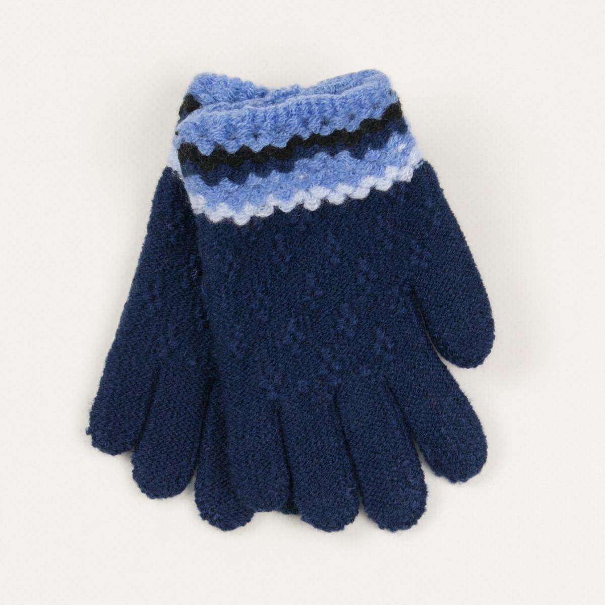 Перчатки для мальчиков и девочек 2-3 года 19-7-44 Синий (DR010184)