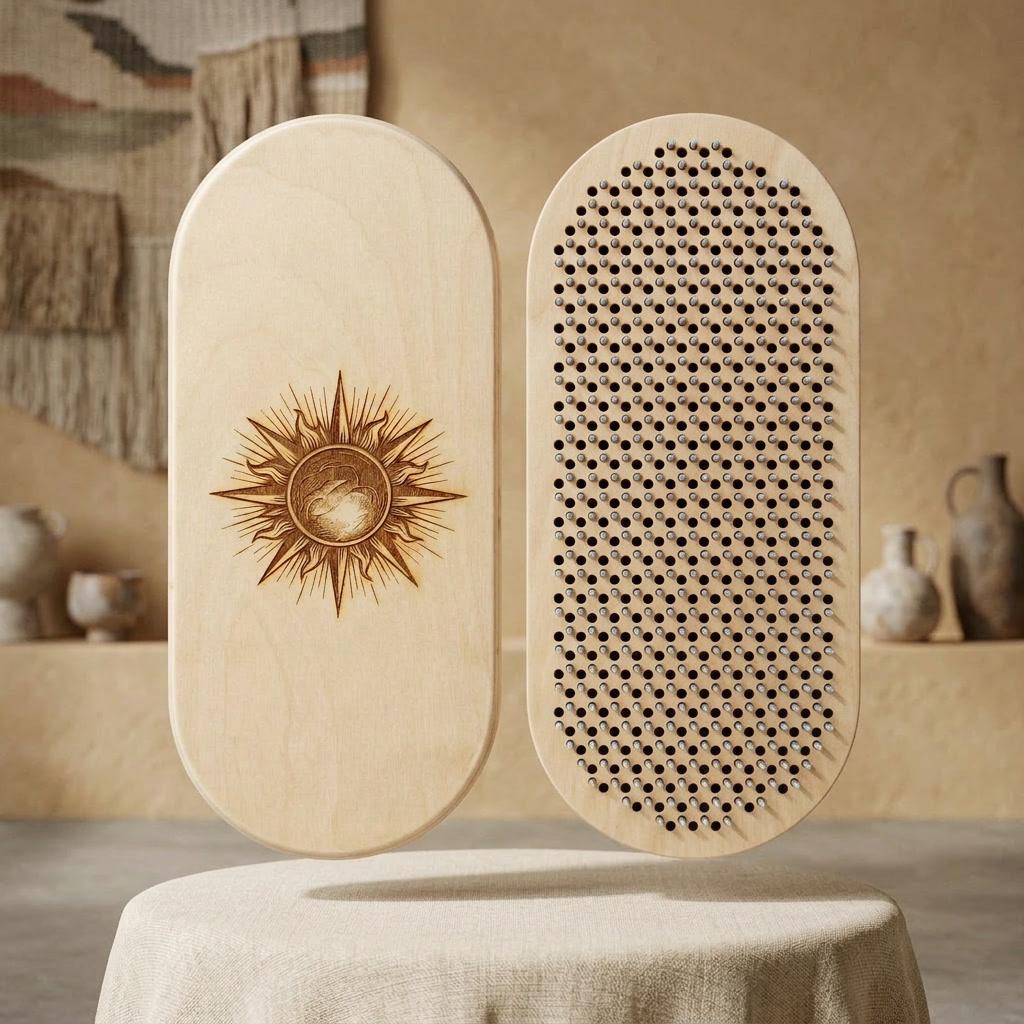 Доска Садху Солнце для начинающих и практиков Береза (TY-011-1)