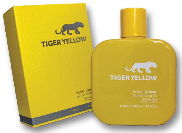 Туалетная вода для мужчин Cosmo Tiger Yellow 100 мл (1383)