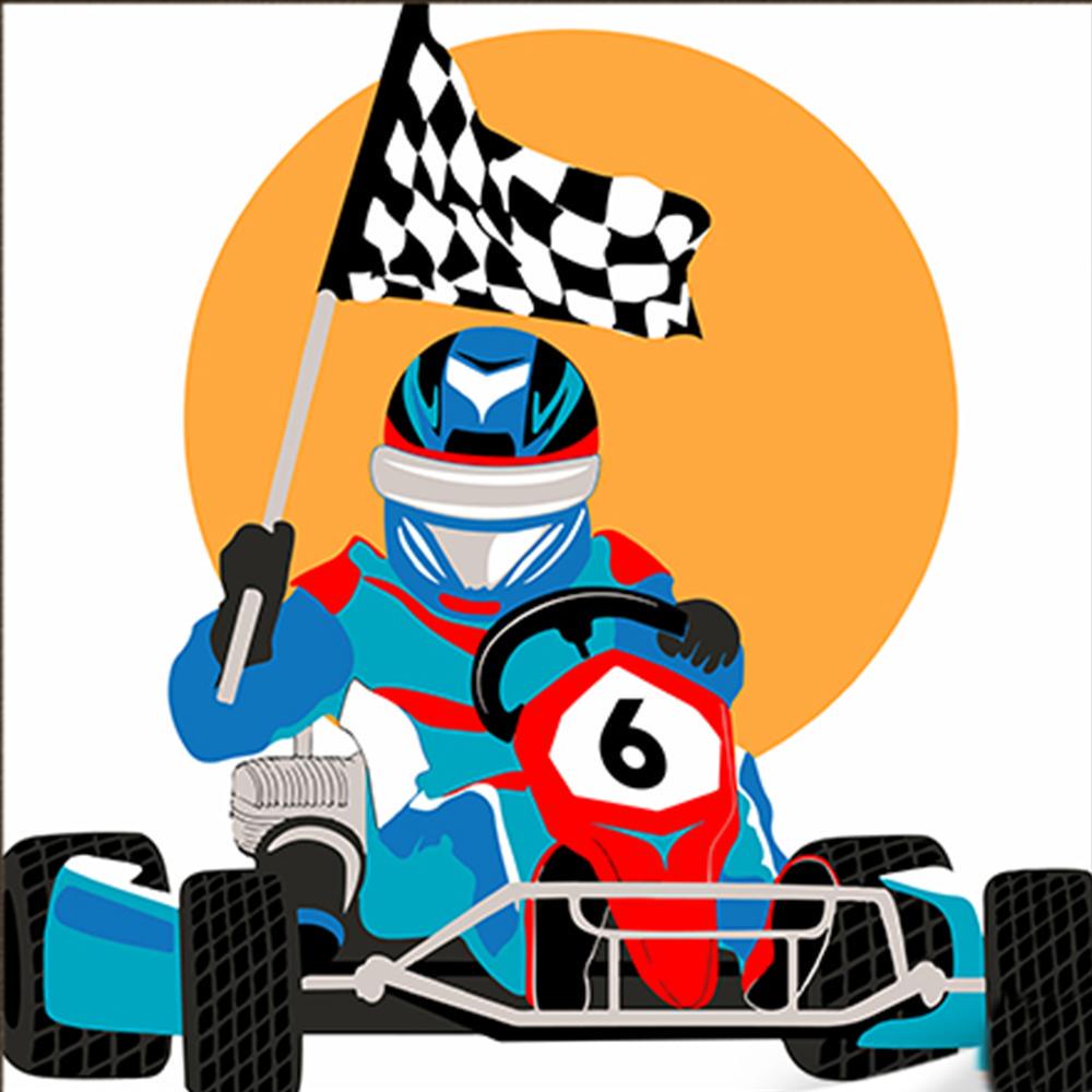 Картина по номерам Strateg Премиум Картинг с лаком и уровнем 30x30 см (Str-ES-0844)