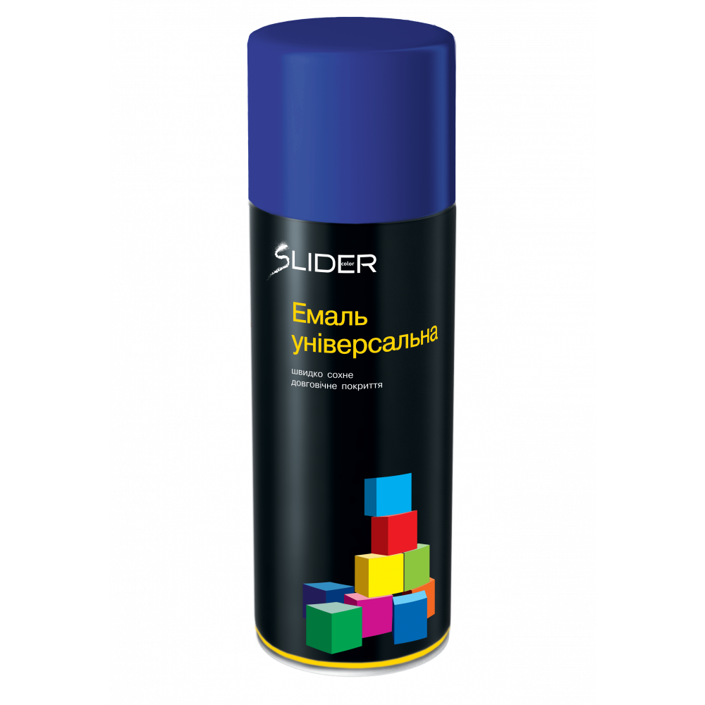 Емаль аерозольна універсальна Lider Ral 5022 400 мл Темно-синій (28716066)