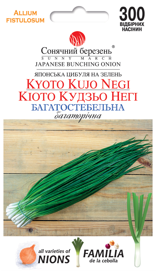 Насінння цибулі Кіото кудзе Негі (9175)