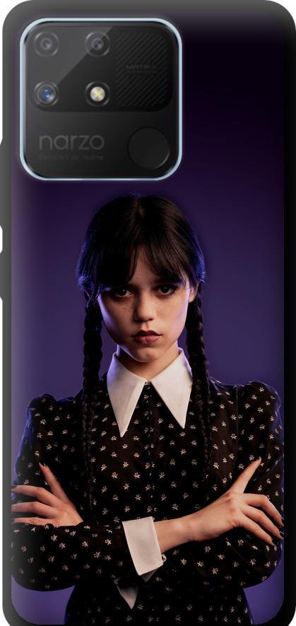 Чехол на Realme Narzo 50A Wednesday v3 (5517b-2514-42517)