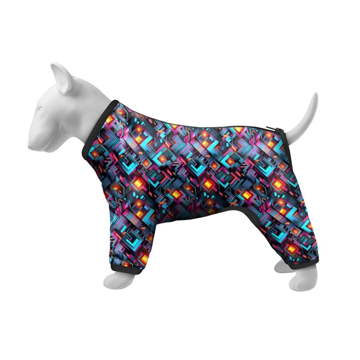 Вітровка для собак Waudog Clothes Нескінченні світи M45 55-60х37-40 см (393-4058 Col) Вітровка для собак Waudog Clothes Нескінченні світи M45 55-60х37-40 см (393-4058 Col)