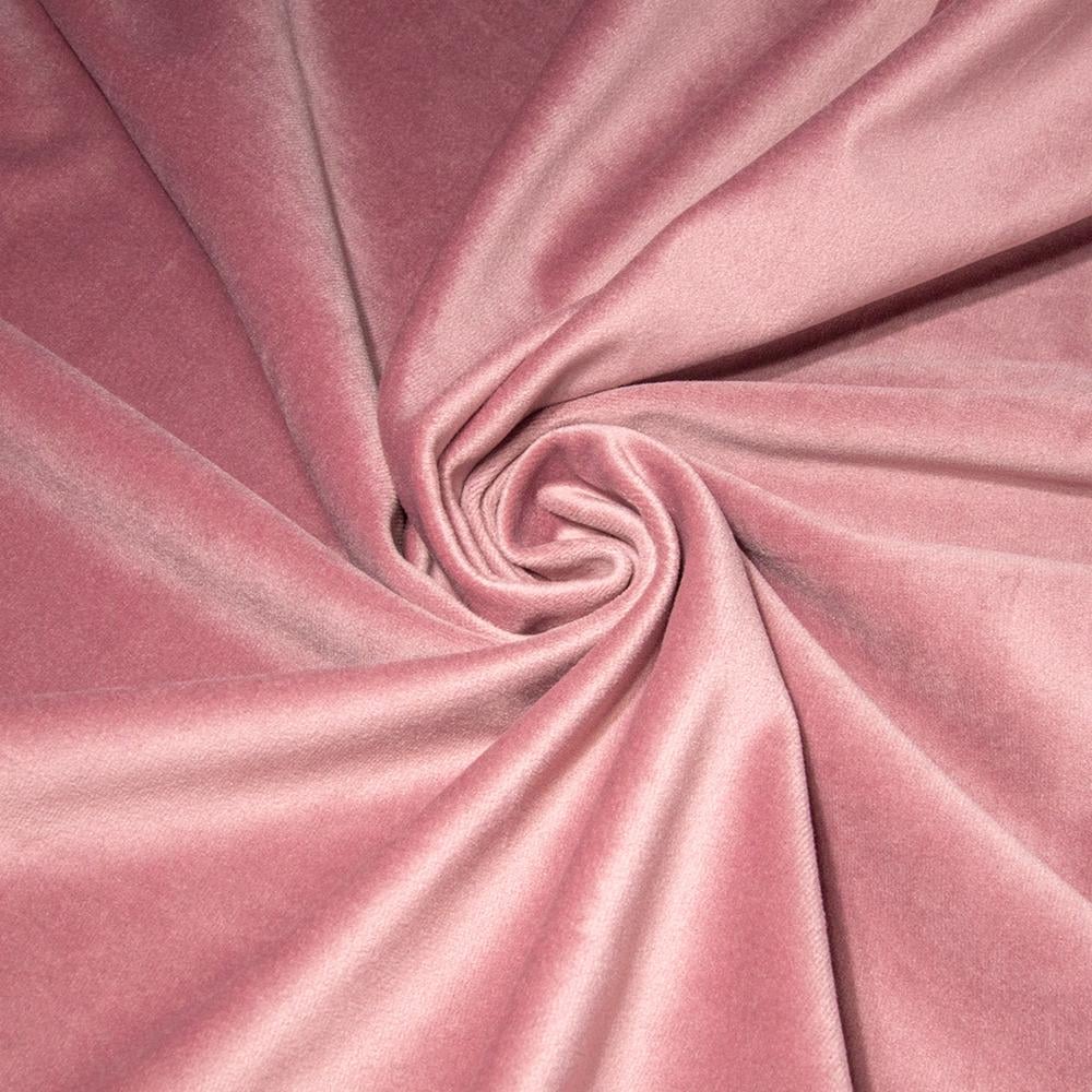 Ткань портьерная однотонная Бархат V-57 Фрез (18982)