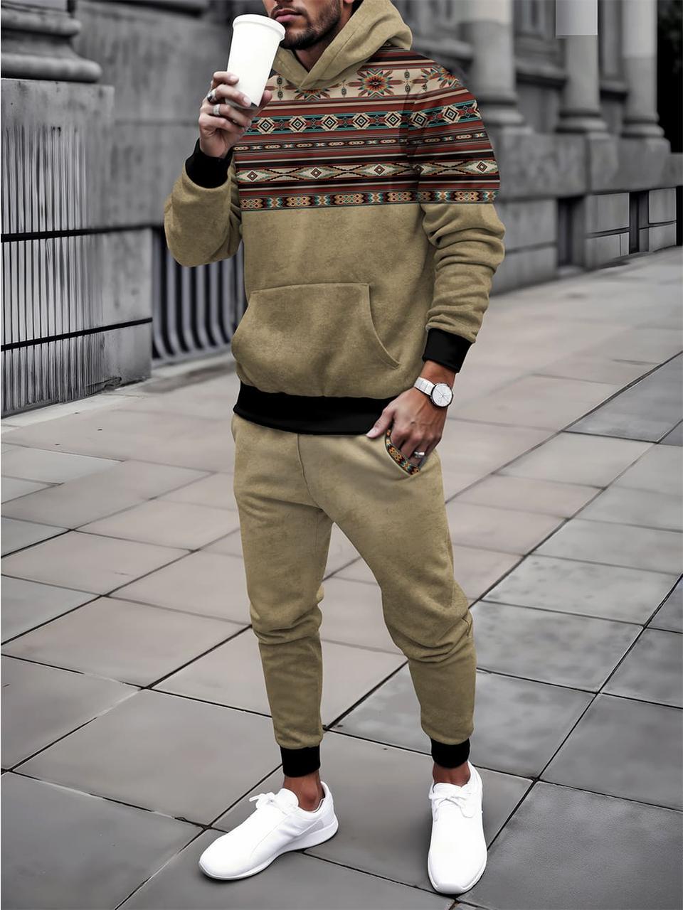 Спортивний костюм чоловічий Тотем XS Коричневий (10025)