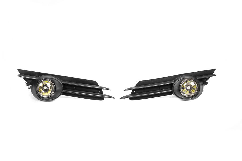 Противотуманки GPlast для Opel Corsa D 2007-2014 гг. abs-пластик Черный