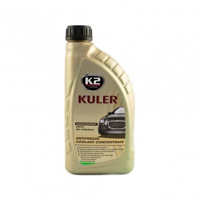 Рідина охолоджуюча K2 Kuler Long Life G11 концентрат 1 л Зелений Рідина охолоджуюча K2 Kuler Long Life G11 концентрат 1 л Зелений