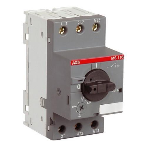 Автомат захисту двигуна ABB MS116-10 6,3-10A (1SAM250000R1010)