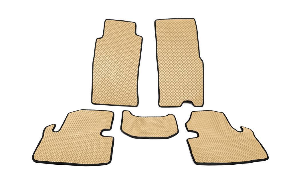 Коврики EVA передние и задние для Nissan Patrol Y60 1988-1997 гг Бежевый (122422)